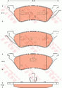 Brake Pad Set, Disc Brake GDB7670 - TRW
