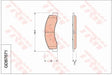 Brake Pad Set, Disc Brake GDB7671 - TRW