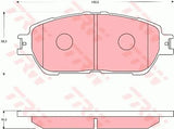 Brake Pad Set, Disc Brake GDB7677DT - TRW