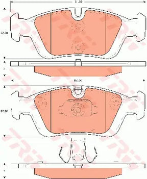 Disc Brake Pads GDB768 - TRW