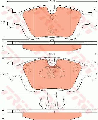 Disc Brake Pads GDB768 - TRW