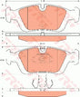 Disc Brake Pads GDB768 - TRW