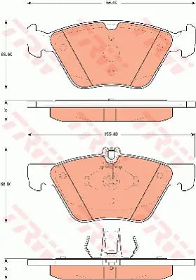 Brake Pad Set, Disc Brake GDB7681 - TRW