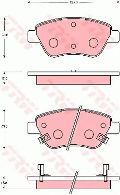 Brake Pad Set, Disc Brake GDB7683 - TRW