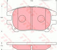 Brake Pad Set, Disc Brake GDB7684AT - TRW