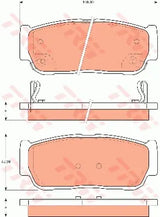 Brake Pad Set, Disc Brake GDB7687 - TRW - Brake Pads - TRW