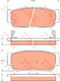 Brake Pad Set, Disc Brake GDB7687 - TRW