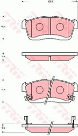 Brake Pad Set, Disc Brake GDB769 - TRW - Brake Pads - TRW