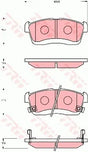 Brake Pad Set, Disc Brake GDB769 - TRW
