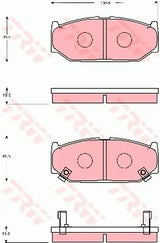 Brake Pad Set, Disc Brake GDB7691DT - TRW