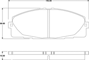 Brake Pad Set, Disc Brake GDB7693 - TRW