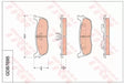 Brake Pad Set, Disc Brake GDB7695 - TRW