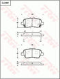 Brake Pad Set, Disc Brake GDB7697 - TRW
