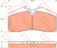 Brake Pad Set, Disc Brake GDB7701 - TRW