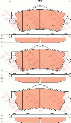 Brake Pad Set, Disc Brake GDB7716 - TRW