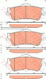 Brake Pad Set, Disc Brake GDB7716DT - TRW
