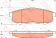 Brake Pad Set, Disc Brake GDB7717 - TRW