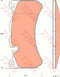 Brake Pad Set, Disc Brake GDB7719 - TRW