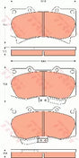 Brake Pad Set, Disc Brake GDB7724 - TRW