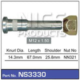 Long Stud & Nut NS3330 - Nice Products | Universal Auto Spares