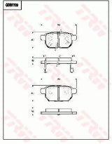 Brake Pad Set, Disc Brake GDB7729DT - TRW - Brake Pads - TRW