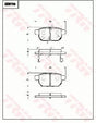 Brake Pad Set, Disc Brake GDB7729DT - TRW