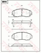 Brake Pad Set, Disc Brake GDB7738 - TRW