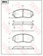 Brake Pad Set, Disc Brake GDB7738DT - TRW