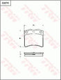 Brake Pad Set, Disc Brake GDB7741 - TRW
