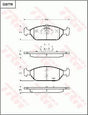 Brake Pad Set, Disc Brake GDB7758 - TRW