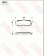 Brake Pad Set, Disc Brake GDB7778DT - TRW