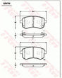 Brake Pad Set, Disc Brake GDB7782DT - TRW