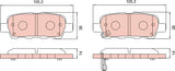 Brake Pad Set, Disc Brake GDB7784DT - TRW