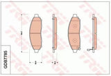 Brake Pad Set, Disc Brake GDB7785DT - TRW