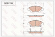Brake Pad Set, Disc Brake GDB7786DT - TRW