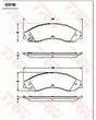 Brake Pad Set, Disc Brake GDB7789 - TRW