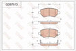 Brake Pad Set, Disc Brake GDB7813DT - TRW