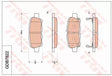 Brake Pad Set, Disc Brake GDB7822DT - TRW