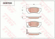 Brake Pad Set, Disc Brake GDB783 - TRW