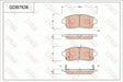 Brake Pad Set, Disc Brake GDB7836DT - TRW