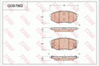 Brake Pad Set, Disc Brake GDB7862 - TRW