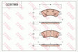 Brake Pad Set, Disc Brake GDB7869DT - TRW