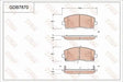 Brake Pad Set, Disc Brake GDB7870DT - TRW