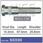Long wheel stud S3330 - Nice Products | Universal Auto Spares