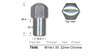 Chrome Nut T646 - Nice Products | Universal Auto Spares