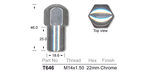 Chrome Nut T646 - Nice Products | Universal Auto Spares