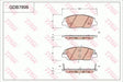 Brake Pad Set, Disc Brake GDB7898DT - TRW