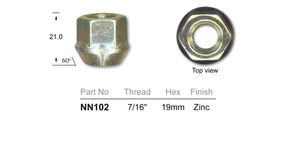 Wheel Nut NN102 - Nice Products | Universal Auto Spares