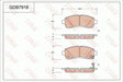 Brake Pad Set, Disc Brake GDB7918 - TRW