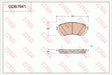 Brake Pad Set, Disc Brake GDB794 - TRW
